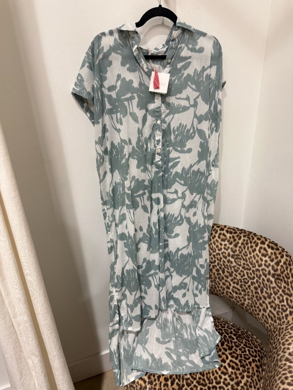 Nimbu Maxi Shirt Dress